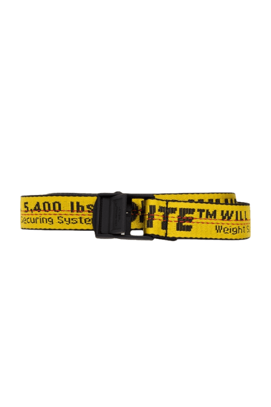小物 OFF-WHITE  BELT YELLOW Off-White Industrial Mini Belt – Yellow - SHEZAMME